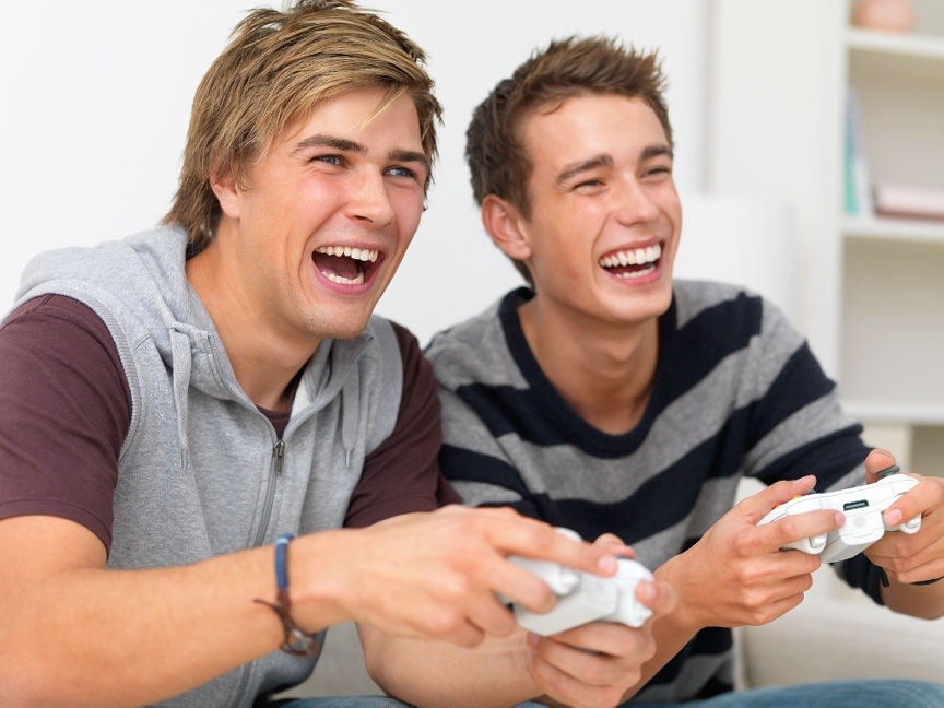 Pics Of Kids Playing Video Games. Kids Play Video Games Before